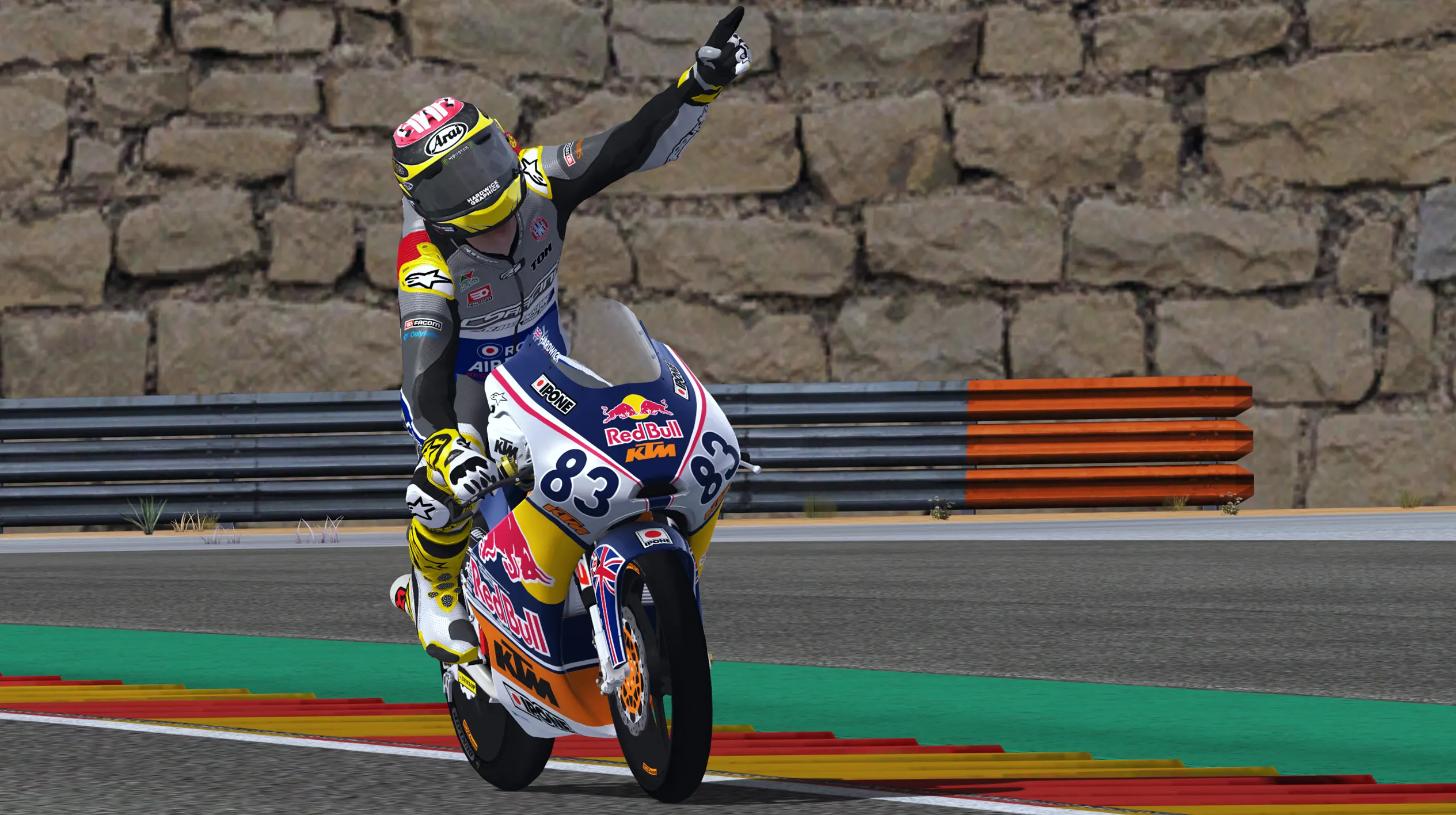 RBR KTM, Aragón celebration